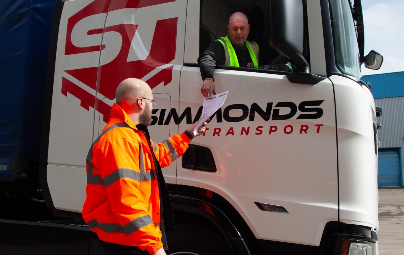 Simmonds transport Ltd, Driven by service.